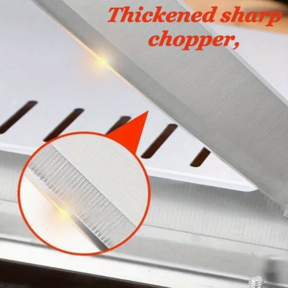 Stainless Steel Heavy-Duty Bone Cutter - Multifunctional, Sharp Kitchen Knife - Picture 3 of 8